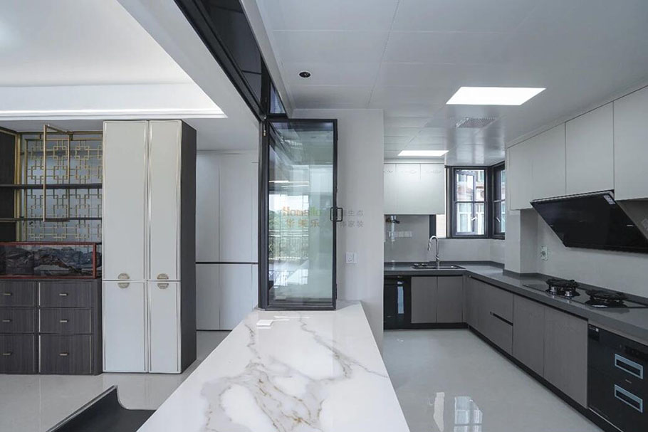 莞竹花園在新中式實(shí)現(xiàn)餐廚一體！每處細(xì)節(jié)都讓人驚艷！